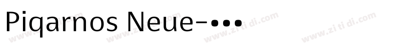 Piqarnos Neue字体转换